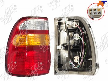 Левый фонарь задний DEPO Toyota Land Cruiser 10 100 1-ый рестайлинг (2002-2005)