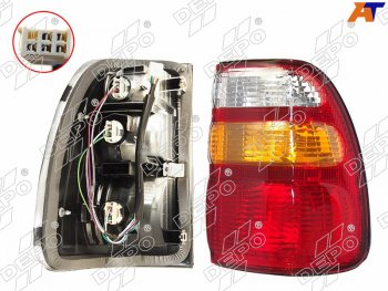 Правый фонарь задний DEPO Toyota Land Cruiser 10 100 1-ый рестайлинг (2002-2005)