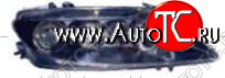 14 549 р. Правая фара передняя (чёрная, с ПТФ, с корректором, галоген) DEPO Mazda 6 GG, GY универсал дорестайлинг (2002-2005)  с доставкой в г. Белгород
