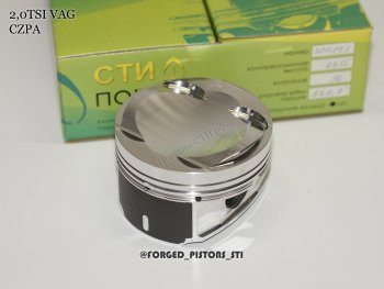 20 999 р. Поршни (VolksWagen 2,0 CZPA под палец 23/51мм кольца 1,2/1,5/2,0) СТИ Skoda Kodiaq NU7 дорестайлинг (2017-2021) (диаметр поршня: 82.5 мм)  с доставкой в г. Белгород. Увеличить фотографию 2
