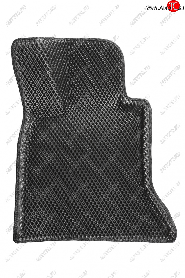 5 699 р. Коврики в салон EVA (3D, ромб, чёрные) Seintex BMW 5 серия F10 рестайлинг, седан (2013-2017)  с доставкой в г. Белгород