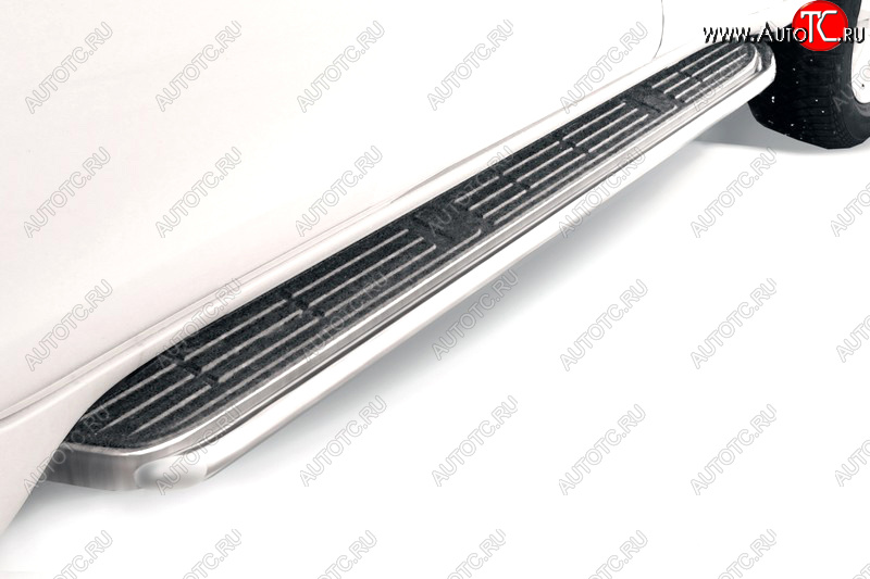 22 999 р. Защита порогов с подножкой (диаметр 42) Arbori Toyota Land Cruiser Prado J150 1-ый рестайлинг (2013-2017)  с доставкой в г. Белгород