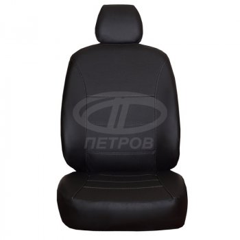 5 699 р. Чехлы сидений (экокожа) ПЕТРОВ Орегон Suzuki Vitara LY дорестайлинг (2015-2019) (черный)  с доставкой в г. Белгород. Увеличить фотографию 2