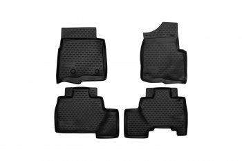 Комплект ковриков в салон (Super Cab, полиуретан, чёрные) Element Ford F 150  7 (2008-2014) дорестайлинг, рестайлинг