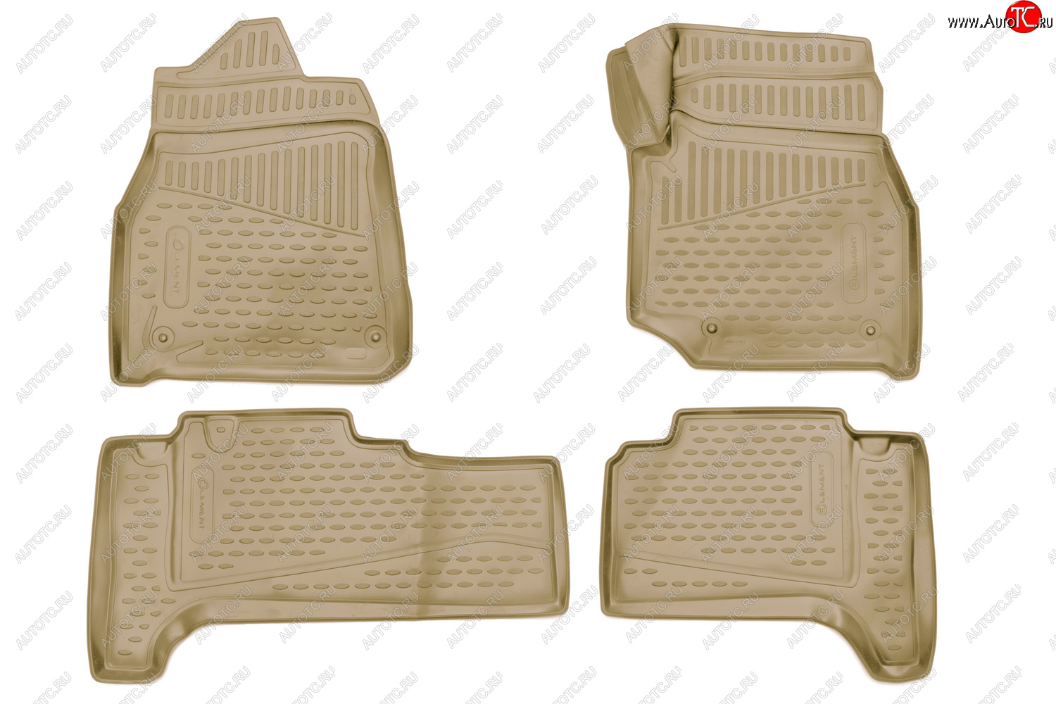 5 199 р. Коврики салона (полиуретан) Element 3D Toyota Land Cruiser J105 (1998-2007) (Бежевые)  с доставкой в г. Белгород