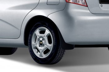 4 799 р. Брызговики задние FROSCH  Chevrolet Aveo  T300 (2011-2015) седан, хэтчбек  с доставкой в г. Белгород. Увеличить фотографию 2