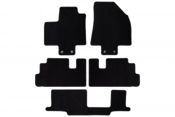 Коврики салона (текстиль) Klever Econom Nissan Pathfinder  R53 (2021-2025) (Чёрные)
