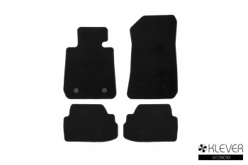 Коврики салона (текстиль) Klever Econom BMW X1  E84 (2009-2015) (Чёрные)