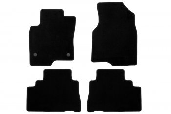 Комплект ковриков в салон (чёрные, текстиль) Klever Econom Chevrolet Captiva (2011-2016) 1-ый рестайлинг, 2-ой рестайлинг