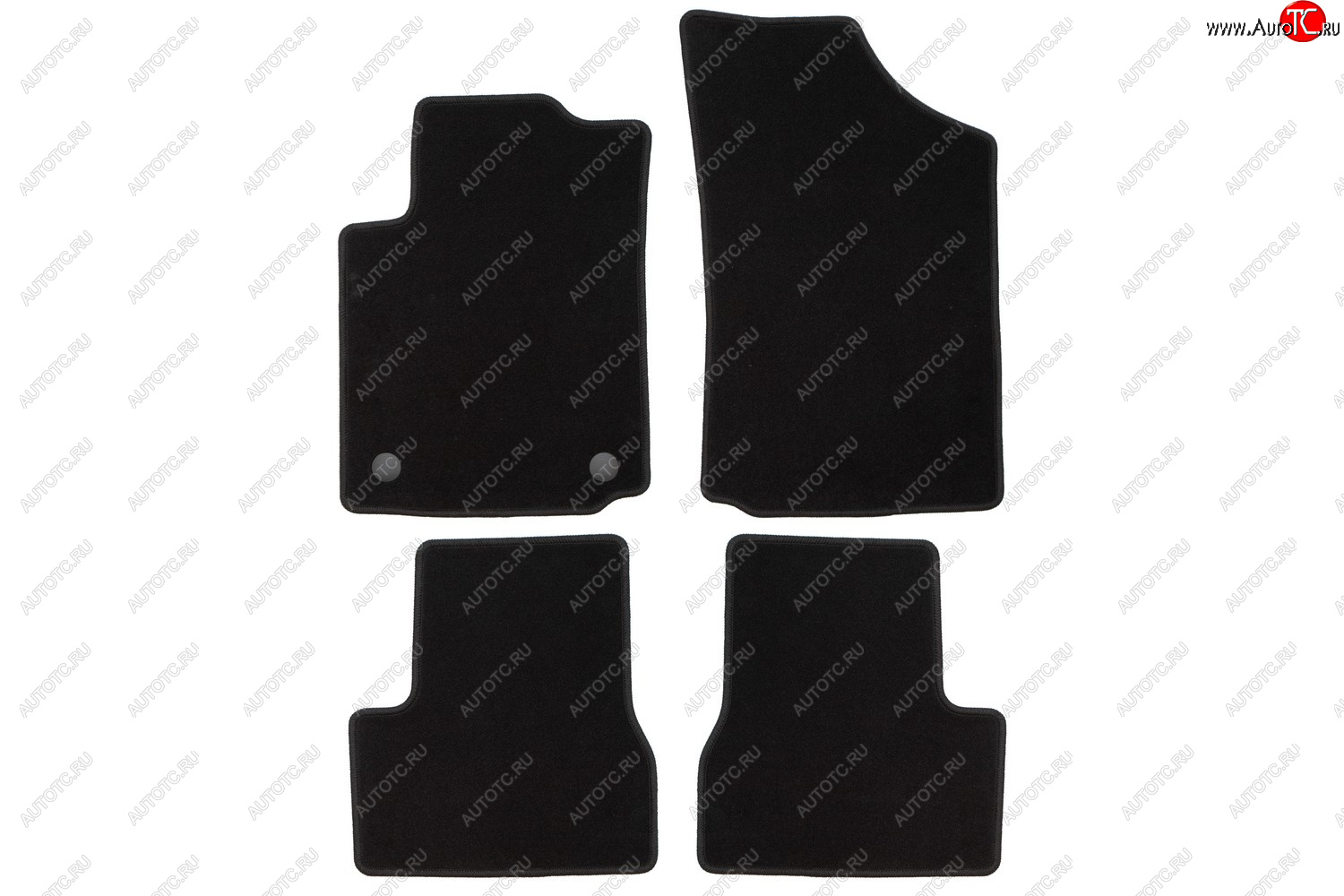 399 р. Коврики салона (текстиль) Klever Econom  CITROEN C3  FC/FN (2002-2009) хэтчбэк (Чёрные)  с доставкой в г. Белгород