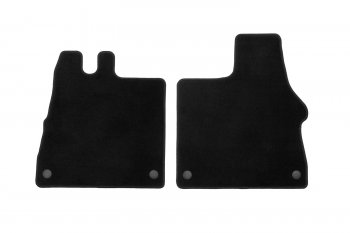 Комплект ковриков в салон (чёрные, текстиль) Klever Econom Fiat Ducato  250 (2006-2014)