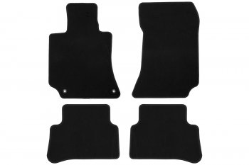 Коврики салона (текстиль) Klever Econom Mercedes-Benz E-Class  W212 (2009-2012) дорестайлинг седан (Чёрные)
