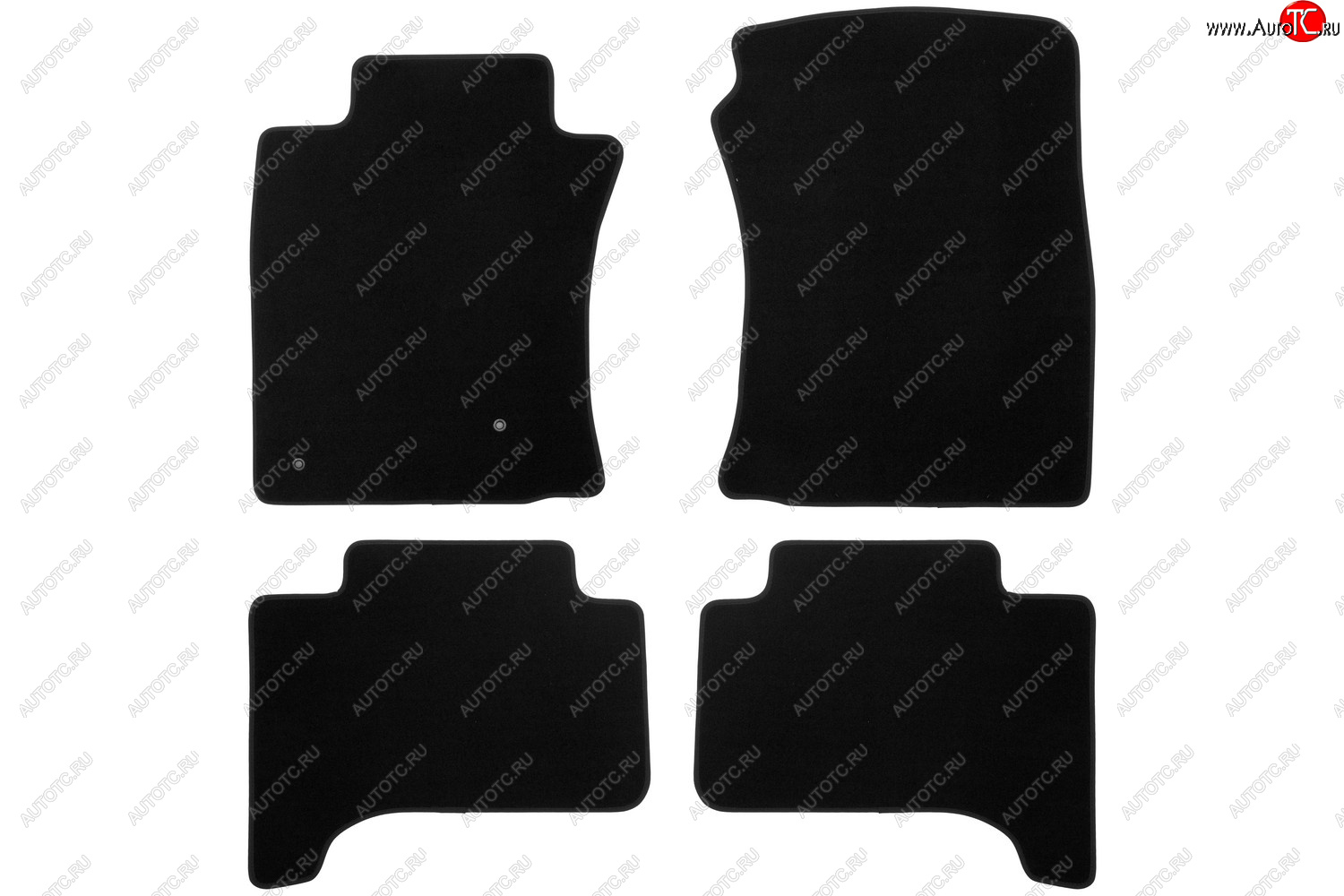 4 849 р. Коврики салона (текстиль) Klever Econom  Toyota Land Cruiser Prado  J120 (2002-2009) (Чёрные)  с доставкой в г. Белгород