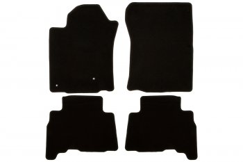 Коврики салона (текстиль) Klever Econom Toyota Land Cruiser Prado  J150 (2009-2013) дорестайлинг (Чёрные)