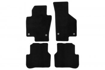 Коврики салона (текстиль) Klever Econom Volkswagen Passat CC  дорестайлинг (2008-2012) (Чёрные)
