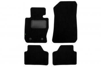 Комплект ковриков в салон (АКПП, чёрные, текстиль) Klever Standard BMW X1  E84 (2009-2015)
