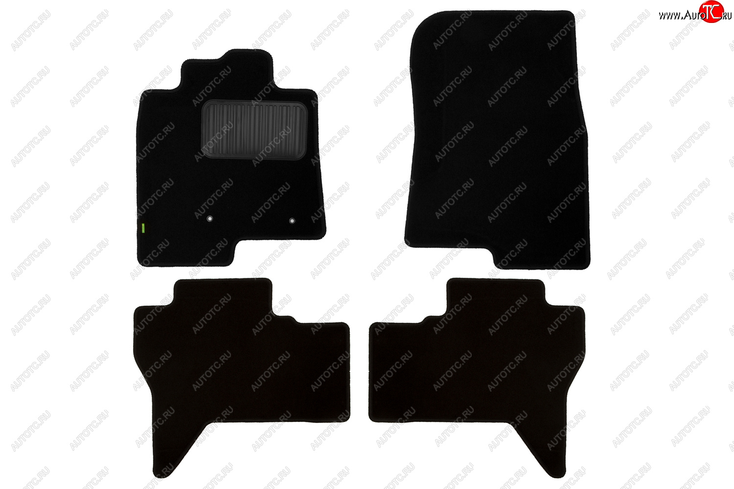 6 949 р. Комплект ковриков в салон (чёрные, текстиль) Klever Standard  Mitsubishi Pajero  4 V90 (2006-2020) дорестайлинг, 1-ый рестайлинг, 2-ой рестайлинг  с доставкой в г. Белгород