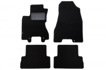 Комплект ковриков в салон (чёрные, текстиль) Klever Standard Nissan X-trail  2 T31 (2007-2015) дорестайлинг, рестайлинг