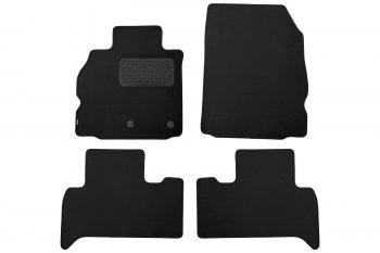 Комплект ковриков в салон (чёрные, текстиль) Klever Standard Renault Scenic  3 (2009-2016) рестайлинг