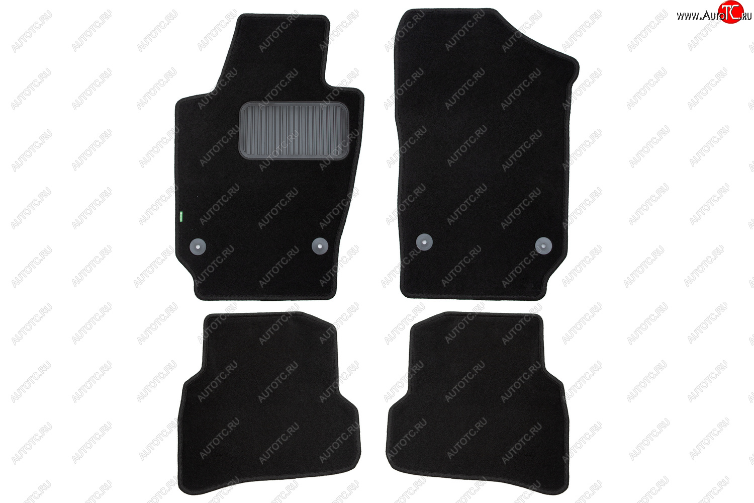 6 949 р. Комплект ковриков в салон (чёрные, текстиль) Klever Standard  Seat Ibiza ( 6J,6P универсал,  6J хэтчбэк 5 дв.,  6J,6P хэтчбэк 5 дв.) (2008-2016) дорестайлинг, доресталийнг,  рестайлинг  с доставкой в г. Белгород