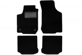 Комплект ковриков в салон (чёрные, текстиль) Klever Standard Skoda Octavia ( Tour A4 1U5,  Tour A4 1U2) (1996-2000) универсал дорестайлинг, лифтбэк дорестайлинг