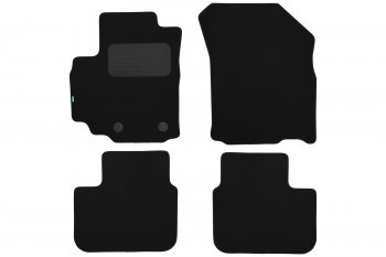 Комплект ковриков в салон (чёрные, текстиль) Klever Standard Suzuki SX4  YA21S,YB21S (2006-2011) дорестайлинг, хэтчбэк