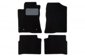 Комплект ковриков в салон (чёрные, текстиль) Klever Standard Toyota Avensis  T250 седан (2003-2008) дорестайлинг, рестайлинг