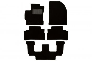 Комплект ковриков в салон (АКПП, чёрные, текстиль) Klever Standard Toyota Verso  R20 (2009-2012) дорестайлинг