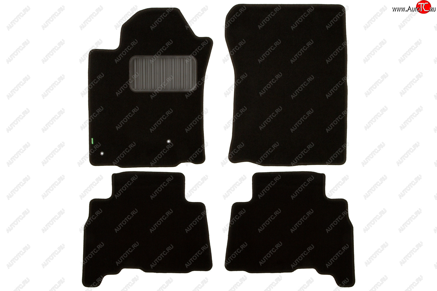6 949 р. Комплект ковриков в салон (чёрные, текстиль) Klever Standard  Toyota Land Cruiser Prado  J150 (2009-2013) дорестайлинг  с доставкой в г. Белгород