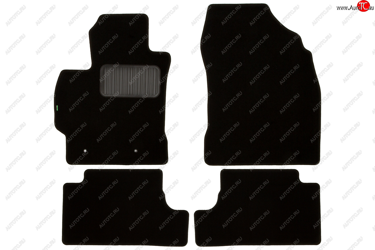 5 499 р. Комплект ковриков в салон (чёрные, текстиль) Klever Standard  Toyota Corolla  E140 (2007-2013) седан дорестайлинг, седан рестайлинг  с доставкой в г. Белгород