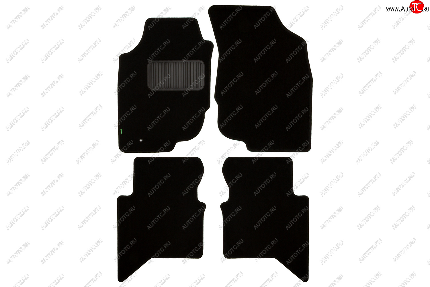 6 599 р. Комплект ковриков в салон (чёрные, текстиль) Klever Standard  Toyota Hilux  AN20,AN30 (2011-2016)  2-ой рестайлинг  с доставкой в г. Белгород