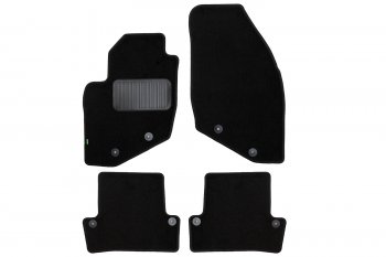 Комплект ковриков в салон (АКПП, чёрные, текстиль) Klever Standard Volvo S60  RS,RH седан (2000-2010) дорестайлинг, рестайлинг