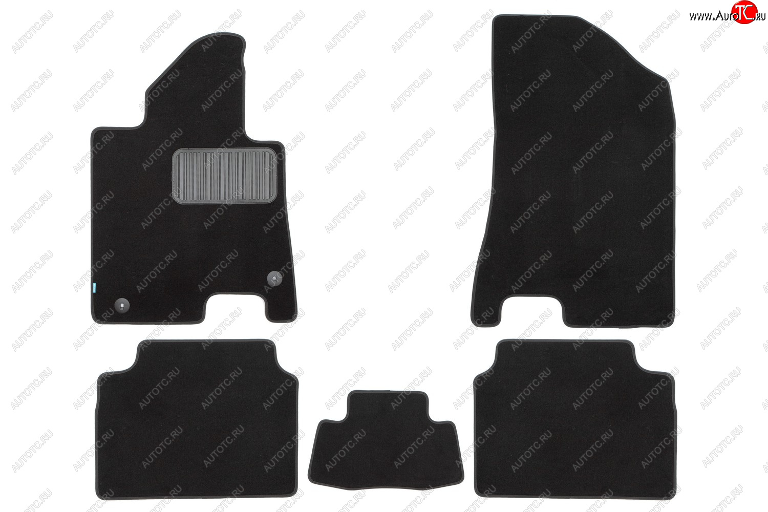 9 549 р. Коврики салона (текстиль) Klever Premium  KIA K5  DL (2019-2022) (Чёрные)  с доставкой в г. Белгород