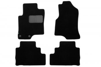 Коврики салона (текстиль) Klever Premium Chevrolet Captiva (2006-2011)  дорестайлинг (Чёрные)