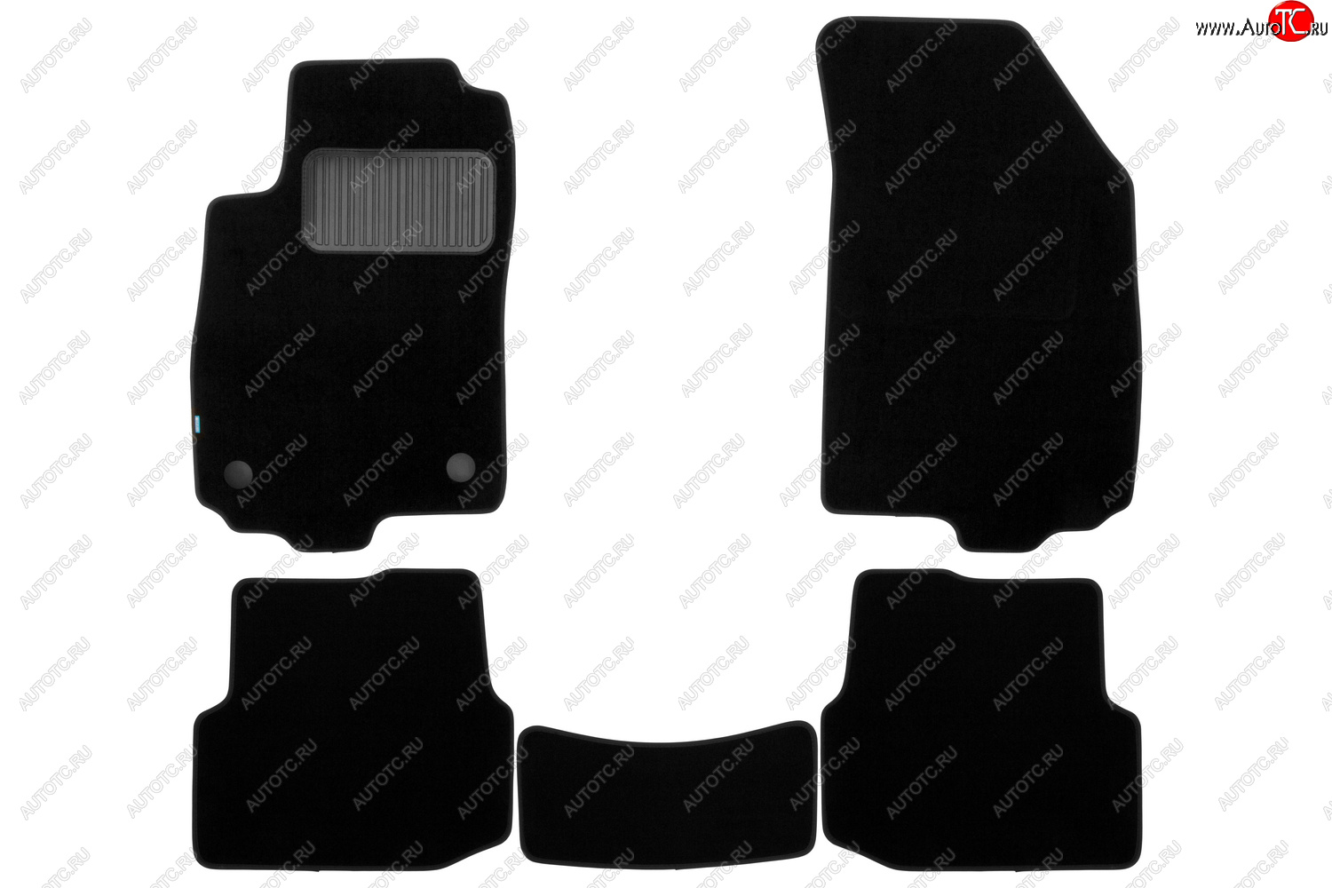 8 999 р. Коврики салона (текстиль) Klever Premium Chevrolet Aveo T300 седан (2011-2015) (Чёрные)  с доставкой в г. Белгород