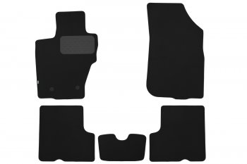 Коврики салона (4WD, текстиль) Klever Premium Renault Duster  HS (2010-2015) дорестайлинг (Чёрные)