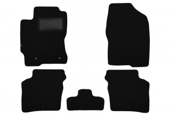 Коврики салона (текстиль) Klever Premium Toyota Prius  XW20 (2003-2011) дорестайлинг, рестайлинг (Чёрные)