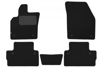 Коврики салона (текстиль) Klever Premium Volvo C30  хэтчбэк 3 дв. (2006-2012)  дорестайлинг,  рестайлинг (Чёрные)