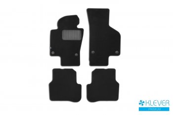 Коврики салона (текстиль) Klever Premium Volkswagen Passat  B6 (2005-2011) седан (Чёрные)