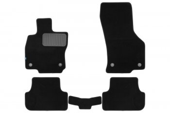 Коврики салона (текстиль) Klever Premium Volkswagen Golf  7 (2012-2020) дорестайлинг, хэтчбэк 5 дв., рестайлинг, хэтчбэк 5 дв. (Чёрные)