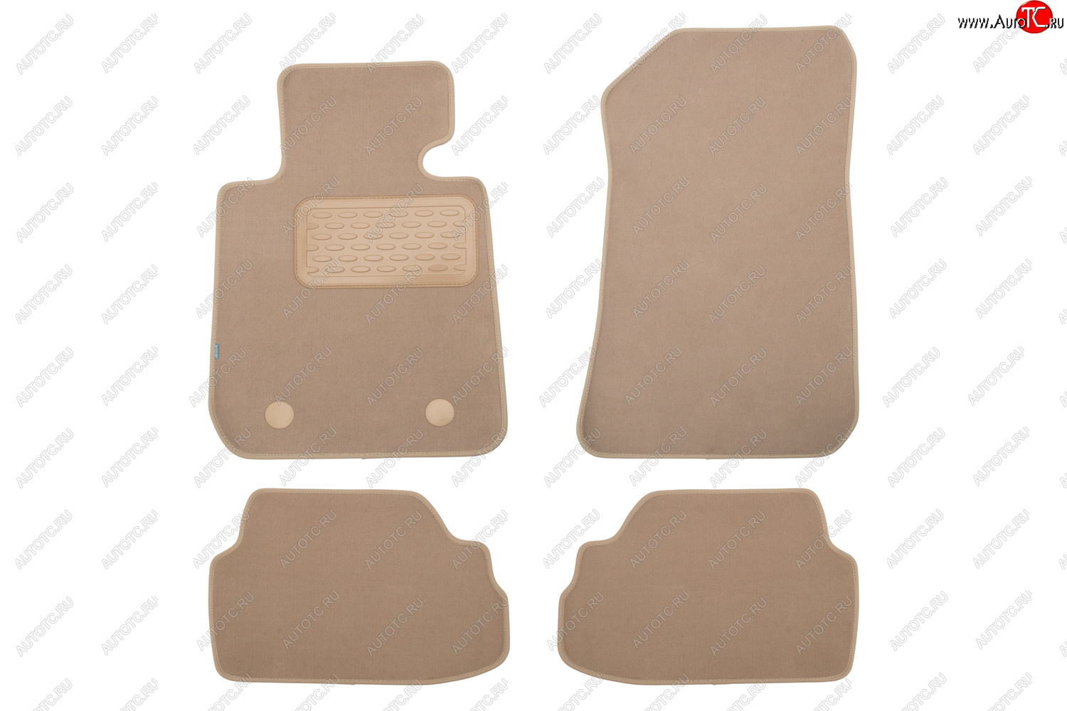 399 р. Коврики в салон Klever Premium BMW 1 3D E81 АКПП 2004-2007, 2007-2011, хб., 4 шт. (текстиль, бежевые Klever klever04050322112kh  с доставкой в г. Белгород