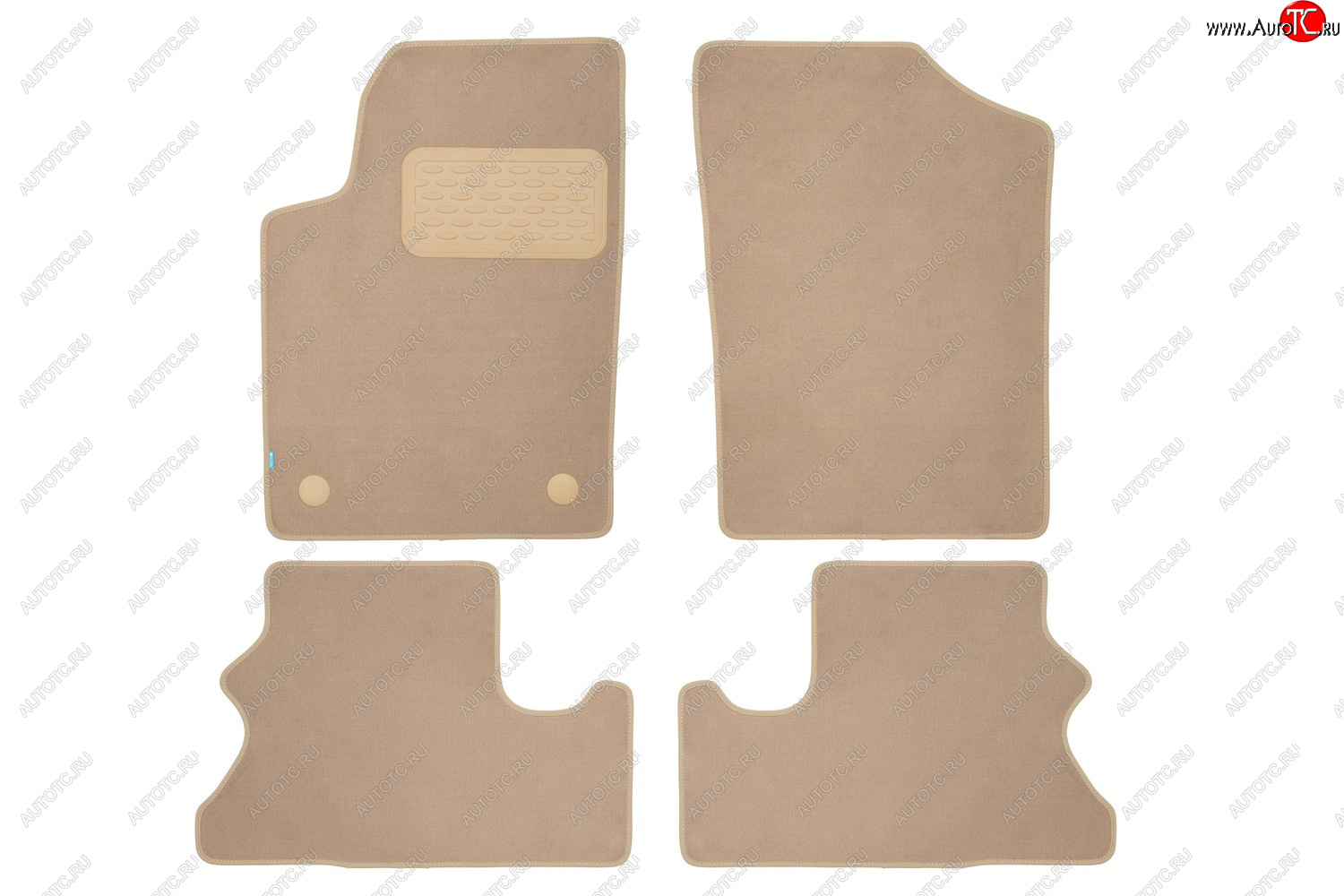 469 р. Коврики в салон Klever Premium CITROEN Berlingo First 1996-2002, 2002-2012, мв., 4 шт. (текстиль, бе Klever klever04102122112kh  с доставкой в г. Белгород