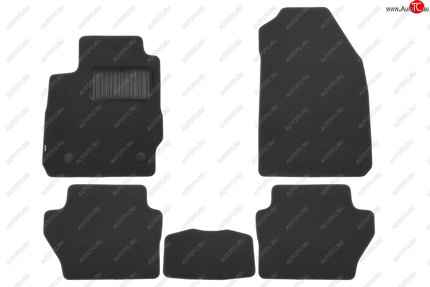 429 р. Коврики в салон Klever Premium FORD Fiesta 2008-2013, 2012-2019, хб., сед., 5 шт. (текстиль, бежевые Klever klever04166722112kh  с доставкой в г. Белгород