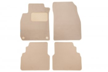Коврики салона (текстиль) Klever Premium SAAB 9-3  YS3F (2003-2011) седан дорестайлинг, универсал дорестайлинг, седан рестайлинг, универсал рестайлинг (Бежевые)
