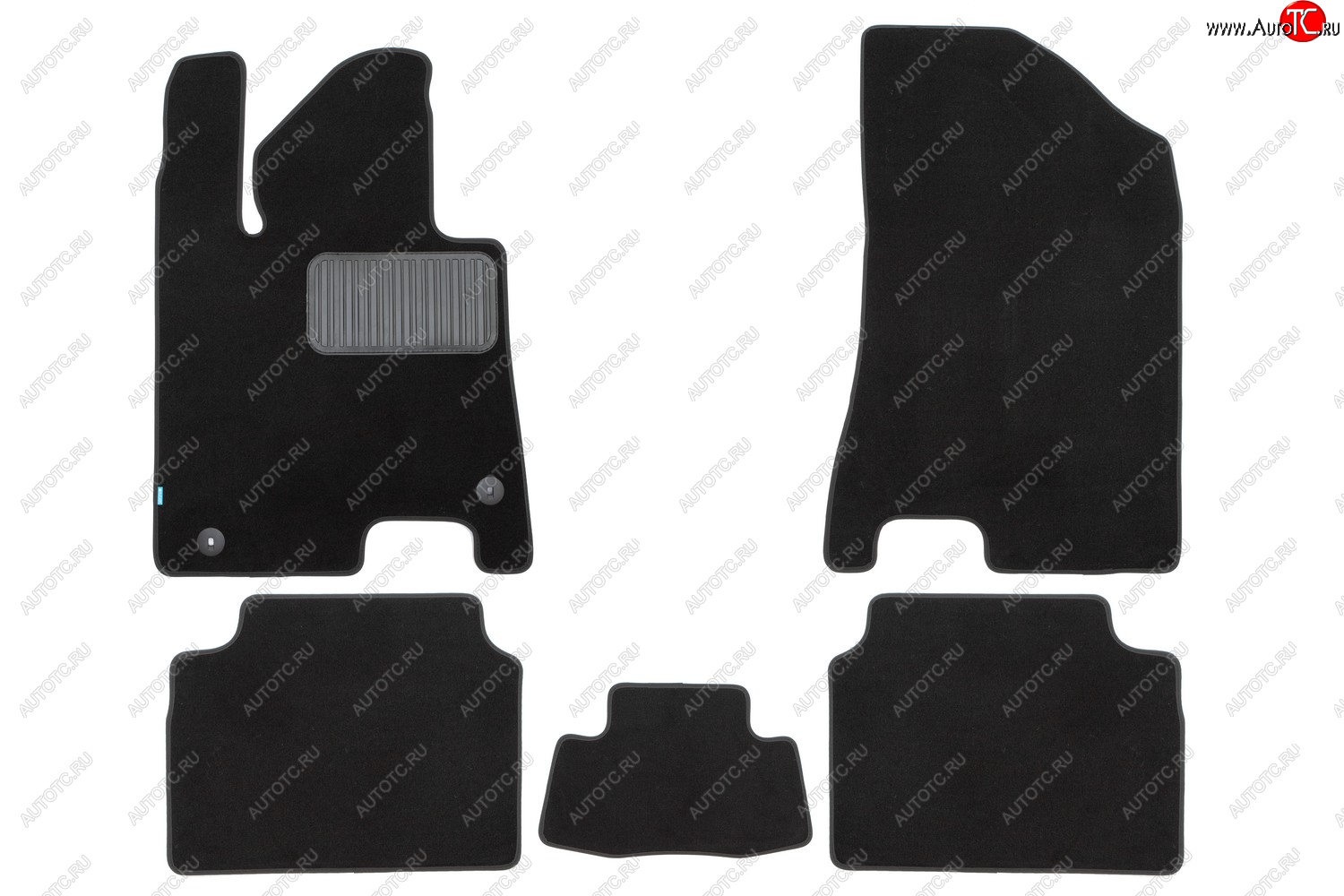 6 999 р. Коврики салона (текстиль) Klever Premium  KIA K5  DL (2019-2022) (Чёрные)  с доставкой в г. Белгород