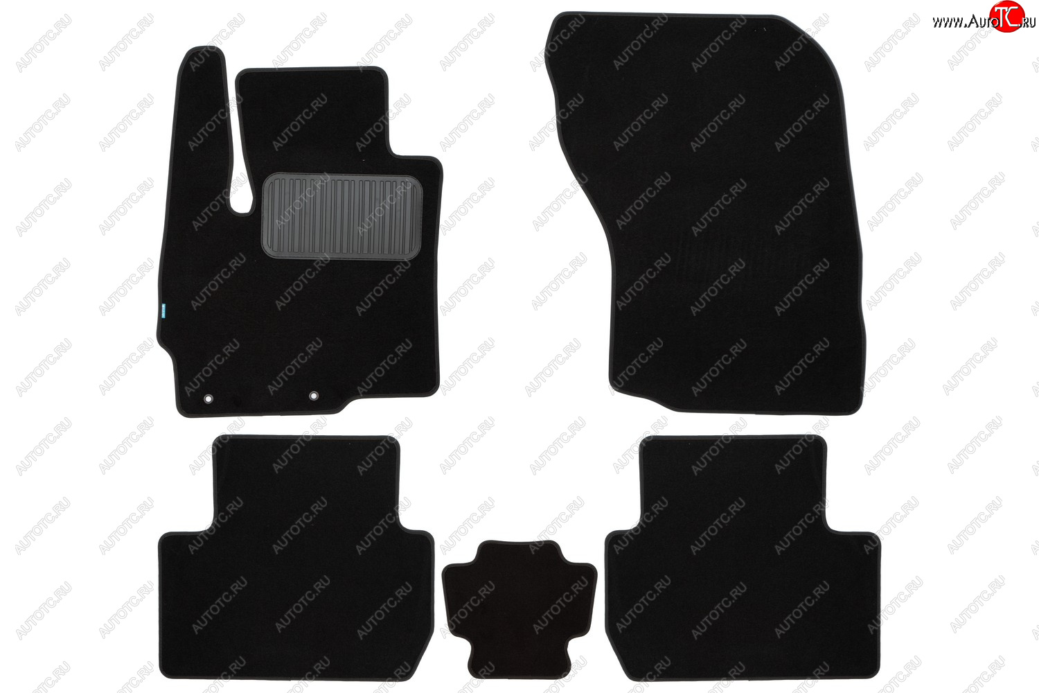 9 549 р. Коврики салона (текстиль) Klever Premium Mitsubishi Outlander GF 2-ой рестайлинг (2015-2018) (Чёрные)  с доставкой в г. Белгород