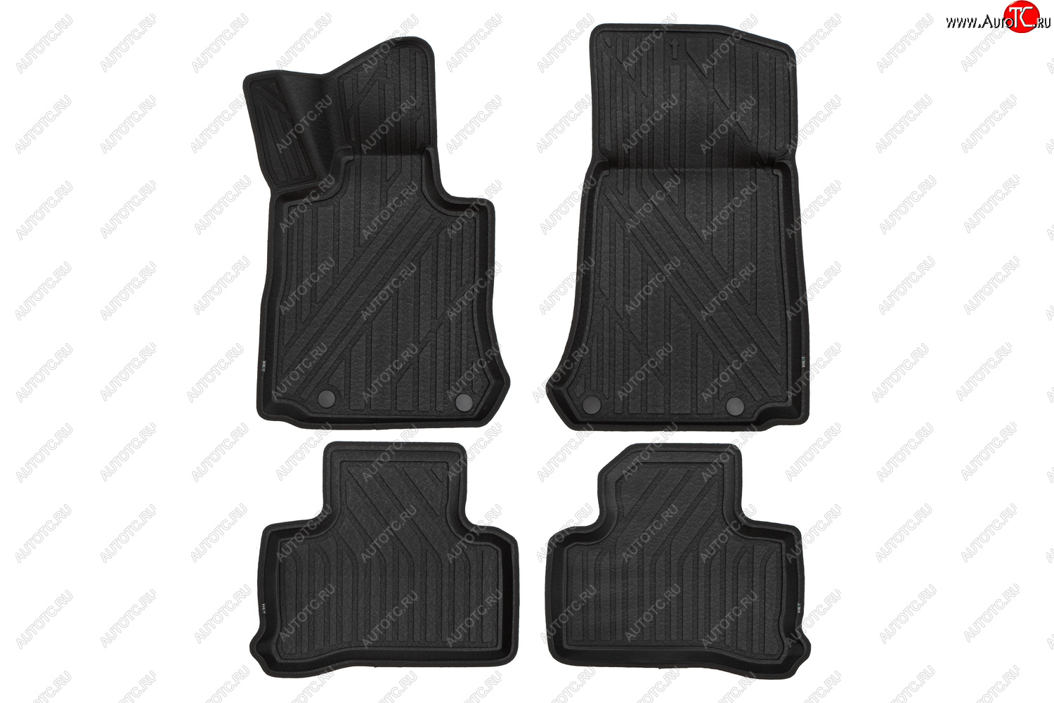 8 449 р. Коврики салона (Polystar) KVEST 3D  Mercedes-Benz GLC class  X253 (2015-2025) (Чёрные)  с доставкой в г. Белгород