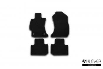 Коврики салона (текстиль) Klever Econom Subaru Forester  SJ (2012-2019) дорестайлинг, рестайлинг (Чёрные)