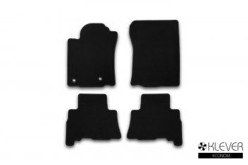 Коврики салона (текстиль) Klever Econom Toyota Land Cruiser Prado  J150 (2013-2020) 1-ый рестайлинг, 2-ой рестайлинг (Чёрные)