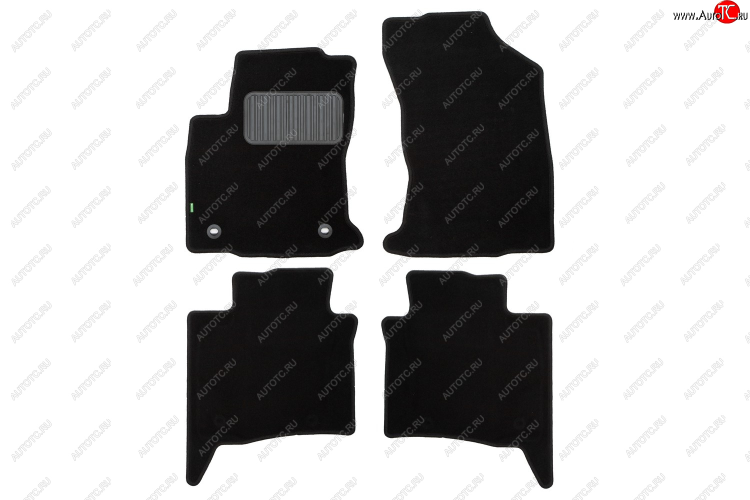 6 949 р. Комплект ковриков в салон (чёрные, текстиль) Klever Standard  Toyota Fortuner  AN160 (2015-2025) дорестайлинг, рестайлинг  с доставкой в г. Белгород